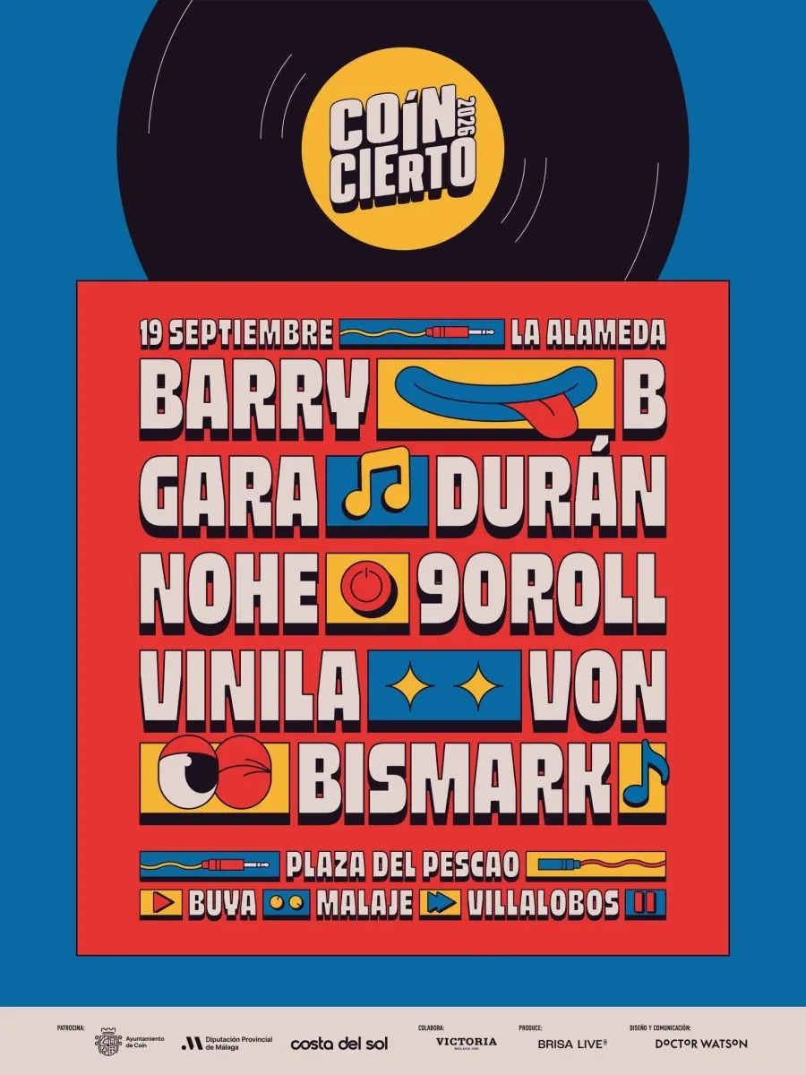 Cartel de Coincierto 2026 con Barry B y el resto de artistas