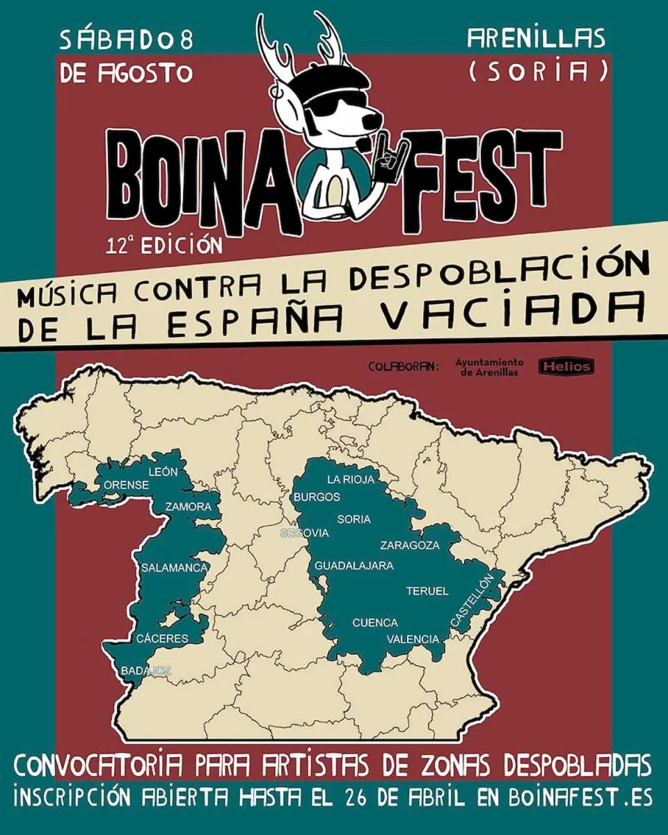Boina Fest 2026 en Arenillas contra la despoblación