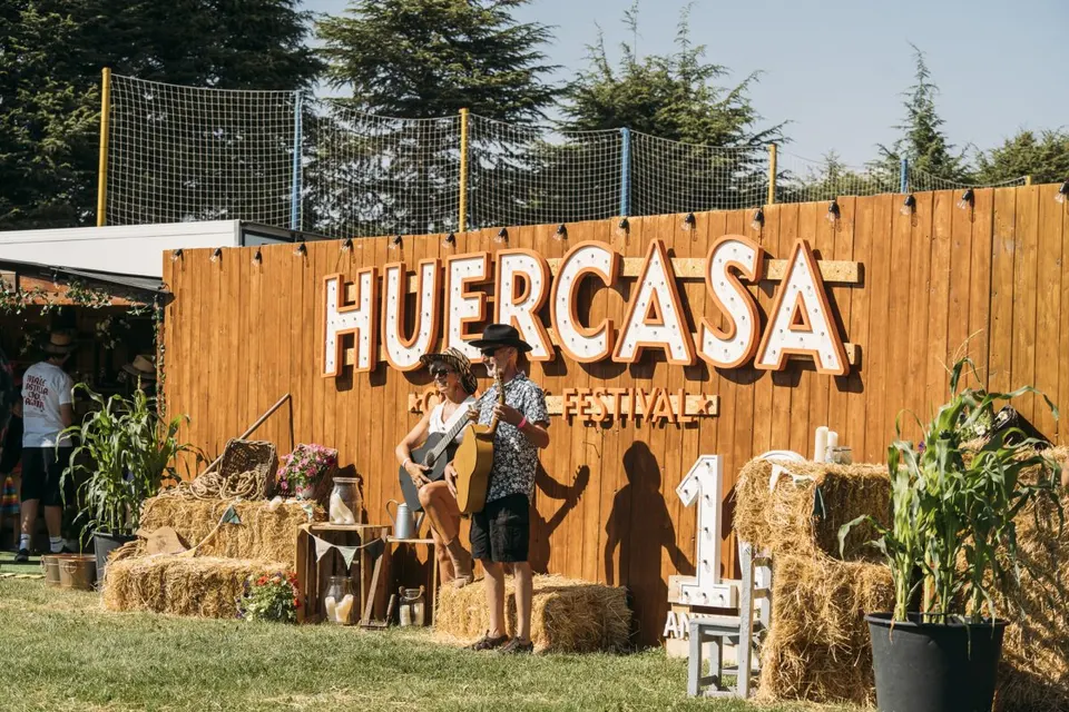 Atmosphere at Huercasa Country Festival in Riaza