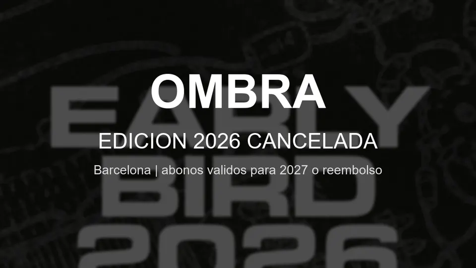 Ombra Festival 2026 cancelado