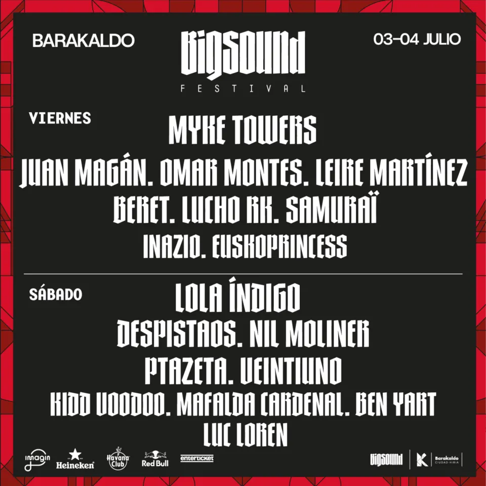 Cartel promocional de BIGSOUND Barakaldo 2026 en Ansio