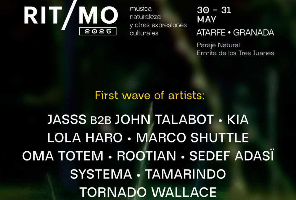Jasss b2b John Talabot, Kia, Marco Shuttle, Tornado Wallace o Sedef Adasï entre las primeras confirmaciones del festival granadino RIT/MO