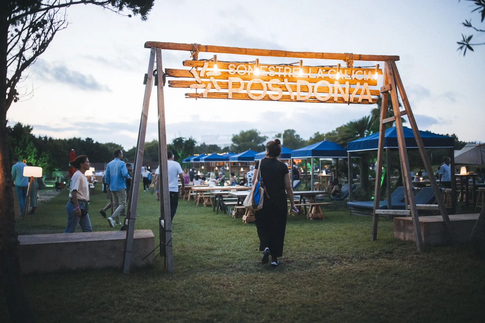 Escenario del Son Estrella Galicia Posidonia 2025 en Formentera