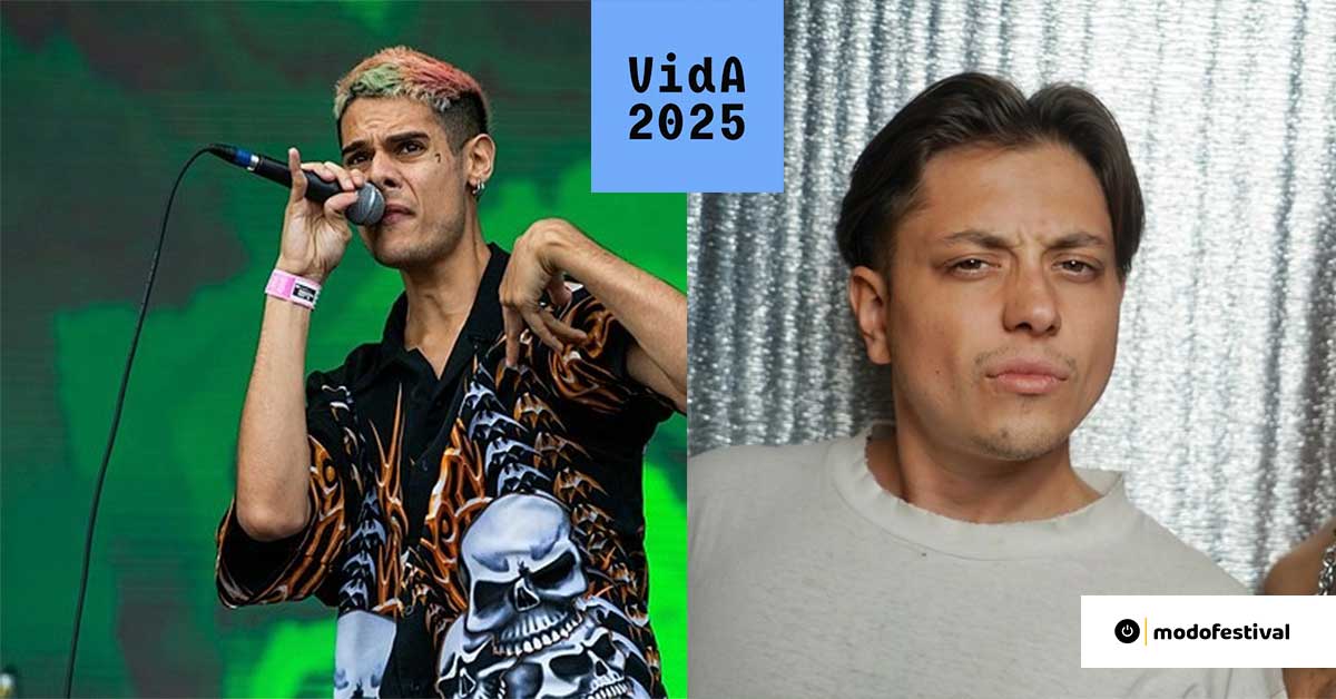 CA7RIEL & Paco Amoroso en el Vida Festival 2025, foto promocional del evento.