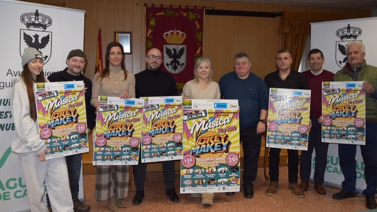 Okey Makey Fest traerá a Aguilar de Campoo la mejor música de los 90 y 2000