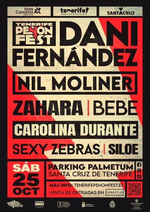 Cartel Tenerife Peñon Fest