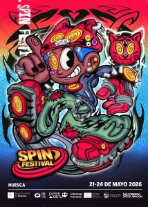 Cartel de SPIN Festival Huesca 2026