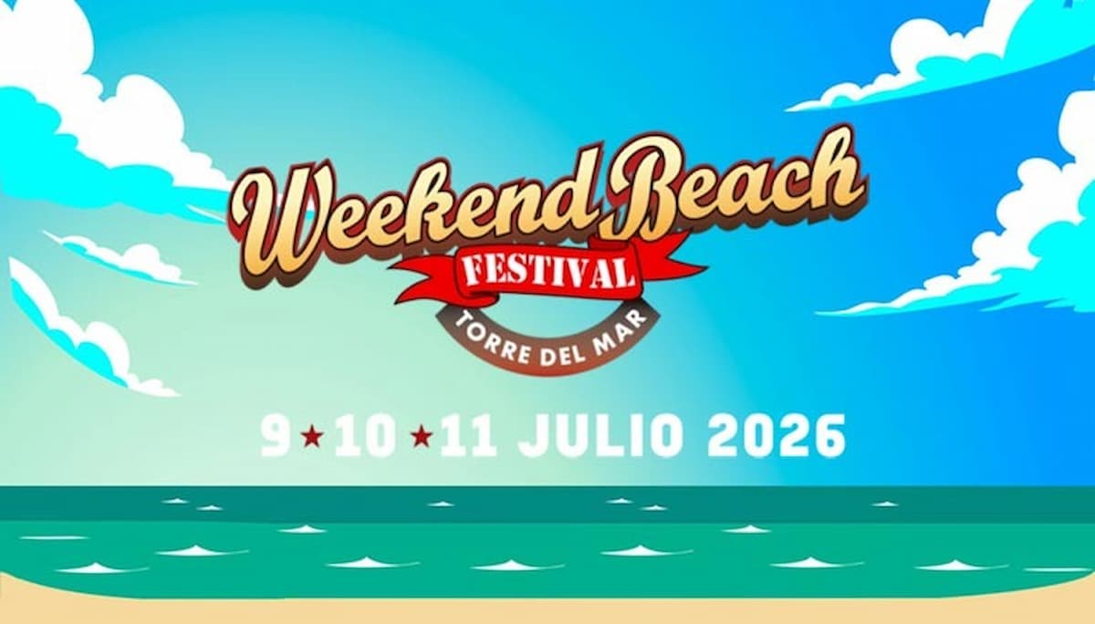 Weekend Beach Festival 2026 en Torre del Mar del 2 al 5 de Julio
