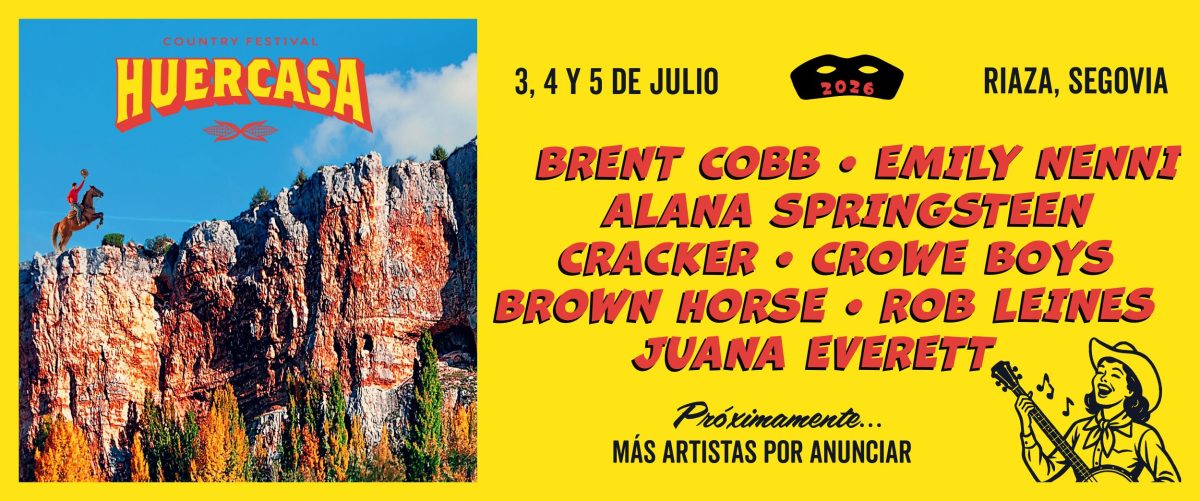 Cartel inicial de Huercasa Country Festival 2026 en Riaza