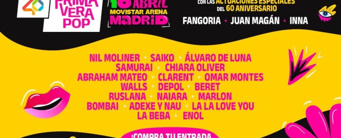 LOS40 Primavera Pop 2026 en Madrid