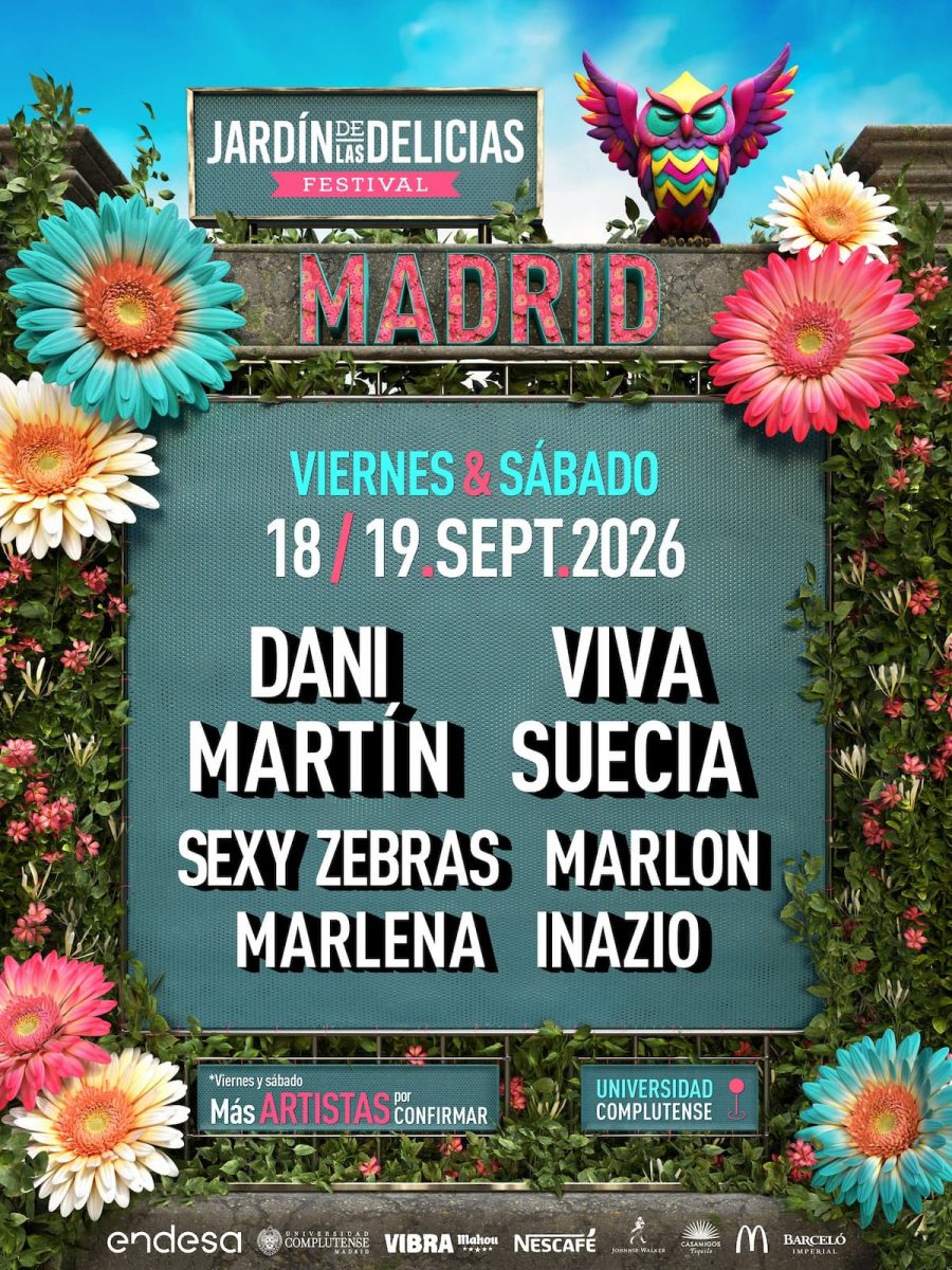Jardín de las Delicias Madrid 2026 confirma a Dani Martín y Viva Suecia