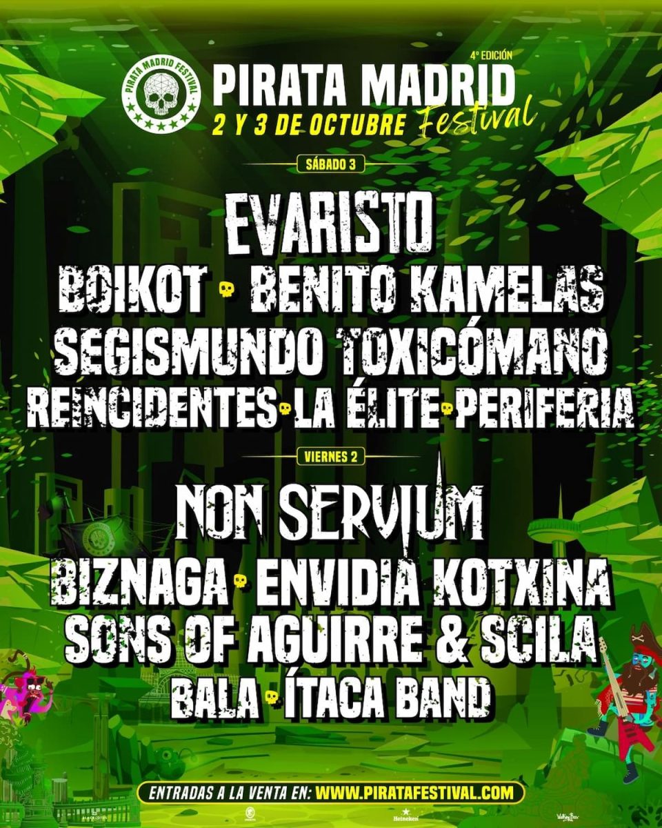 pirata festival madrid 2026 cartel completo