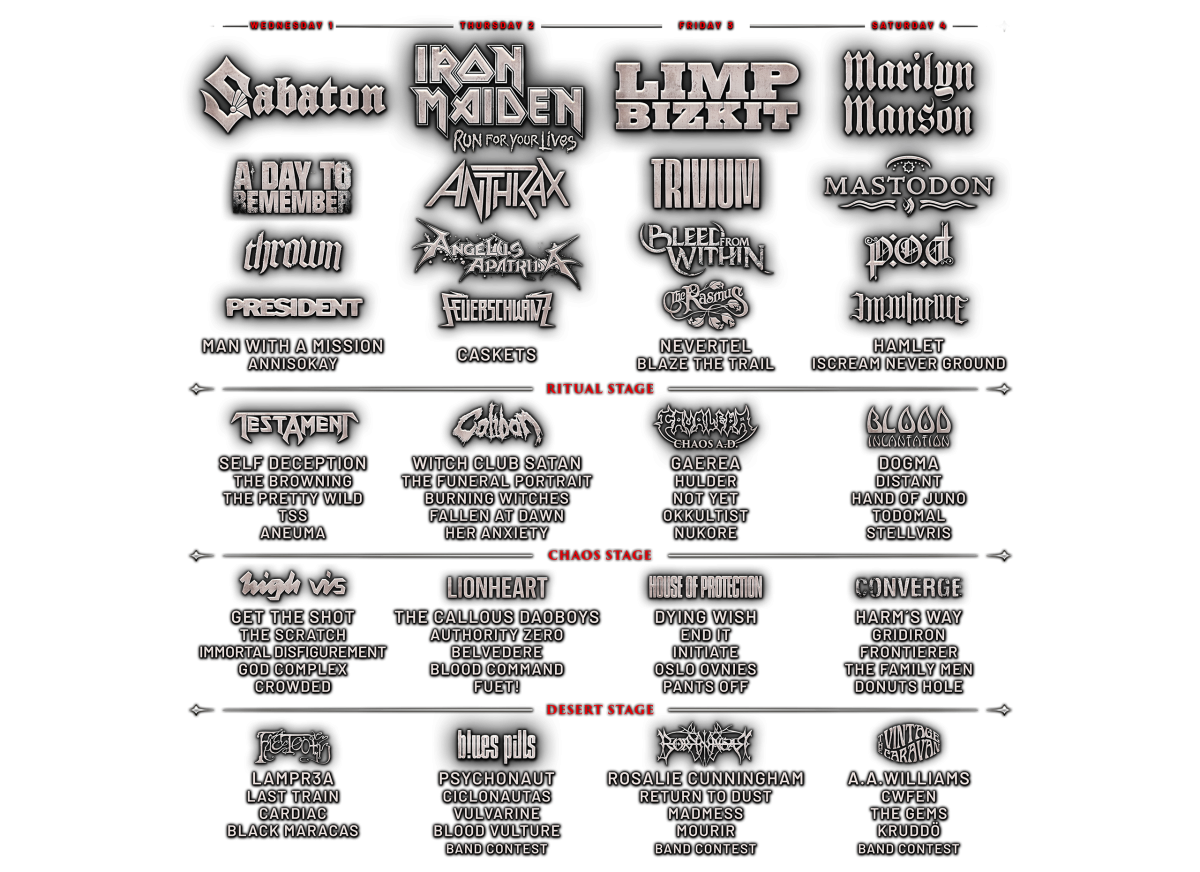 Resurrection Fest abre julio desde Viveiro con uno de los grandes focos del verano.
