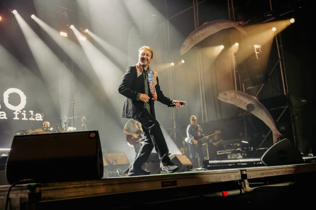 Manolo García y Quimi Portet sobre el escenario de Marenostrum Fuengirola