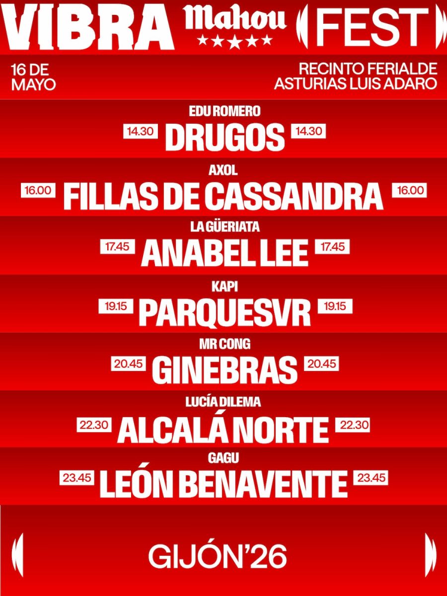Horarios Vibra Mahou Fest Gijón 2026