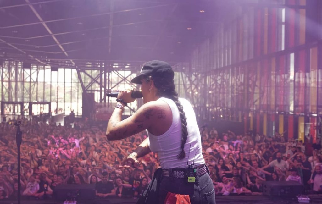 Marlena durante su concierto en Vibra Mahou Fest León 2026