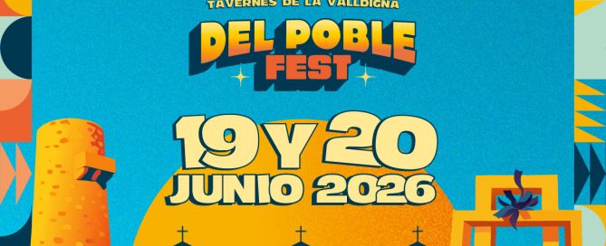 Cartel de Del Poble Fest 2026 con varios artistas confirmados