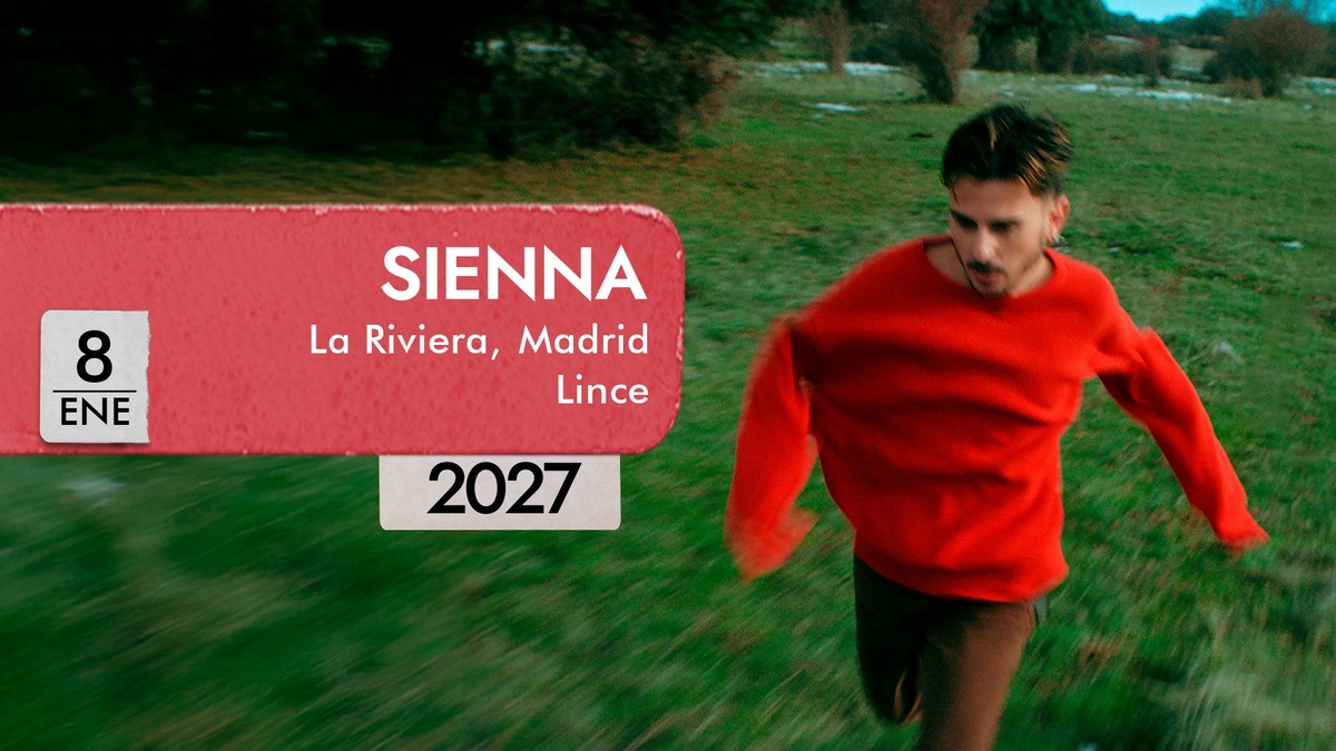 Imagen promocional de Sienna dentro de la programación inicial de Inverfest 2027 en Madrid.