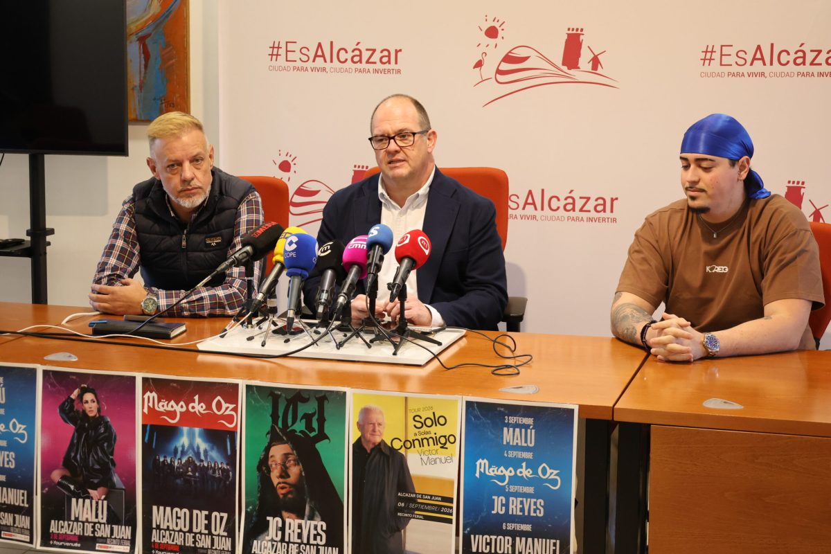 Presentación de los conciertos de la Feria 2026 de Alcázar de San Juan