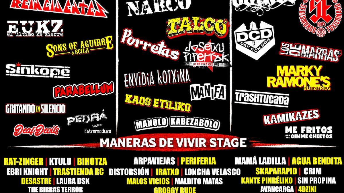 Cartel de Aúpa Lumbreiras 2026 en Villena