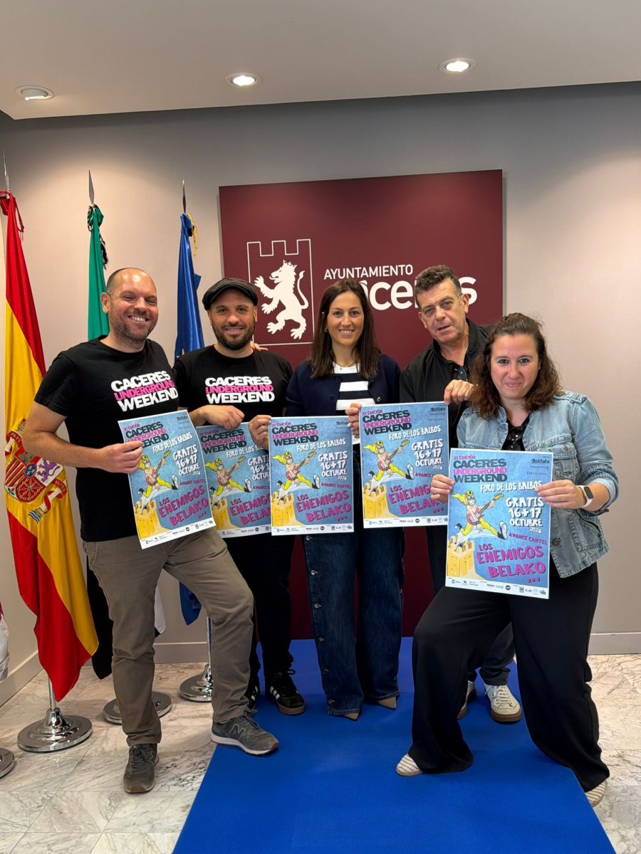 Cáceres Underground Weekend 2026 con Los Enemigos y Belako