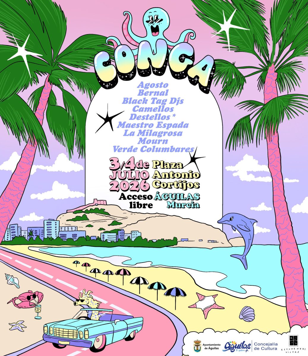 Cartel de Conga Festival 2026 en Águilas