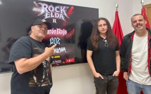 Presentación de Elda Rock 2026 con Barón Rojo Coz y Excalibur