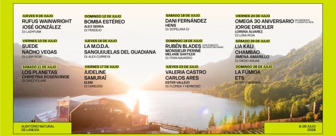 Cartel horizontal de Pirineos Sur 2026 en Lanuza