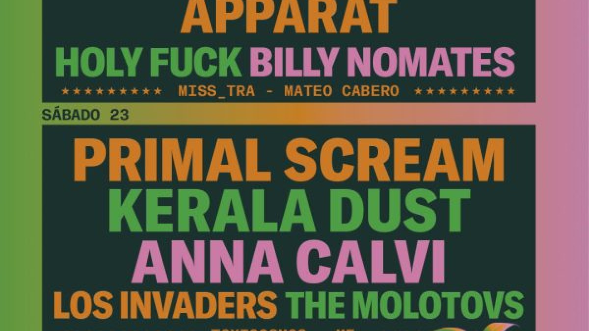 Cartel de Deleste Festival Valencia 2026 en Jardins de Vivers