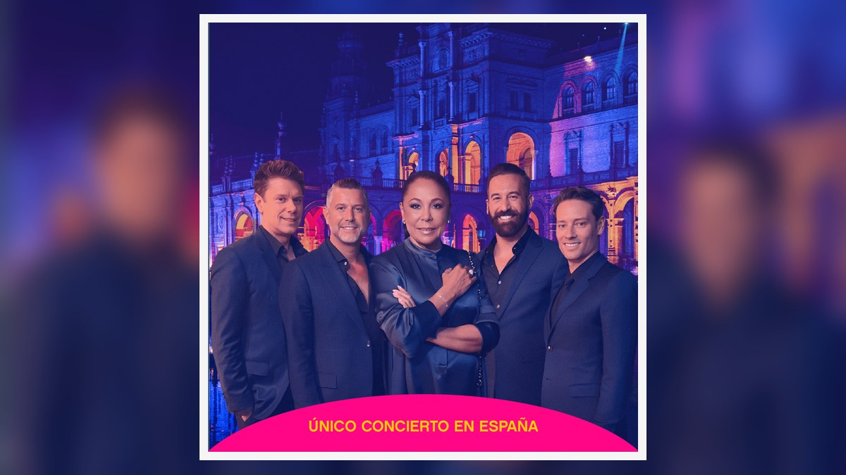 Isabel Pantoja e Il Divo en la imagen promocional de Icónica Sevilla Fest 2026