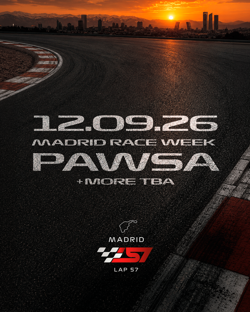 PAWSA primer confirmado de LAP57 Madrid Race Week 2026