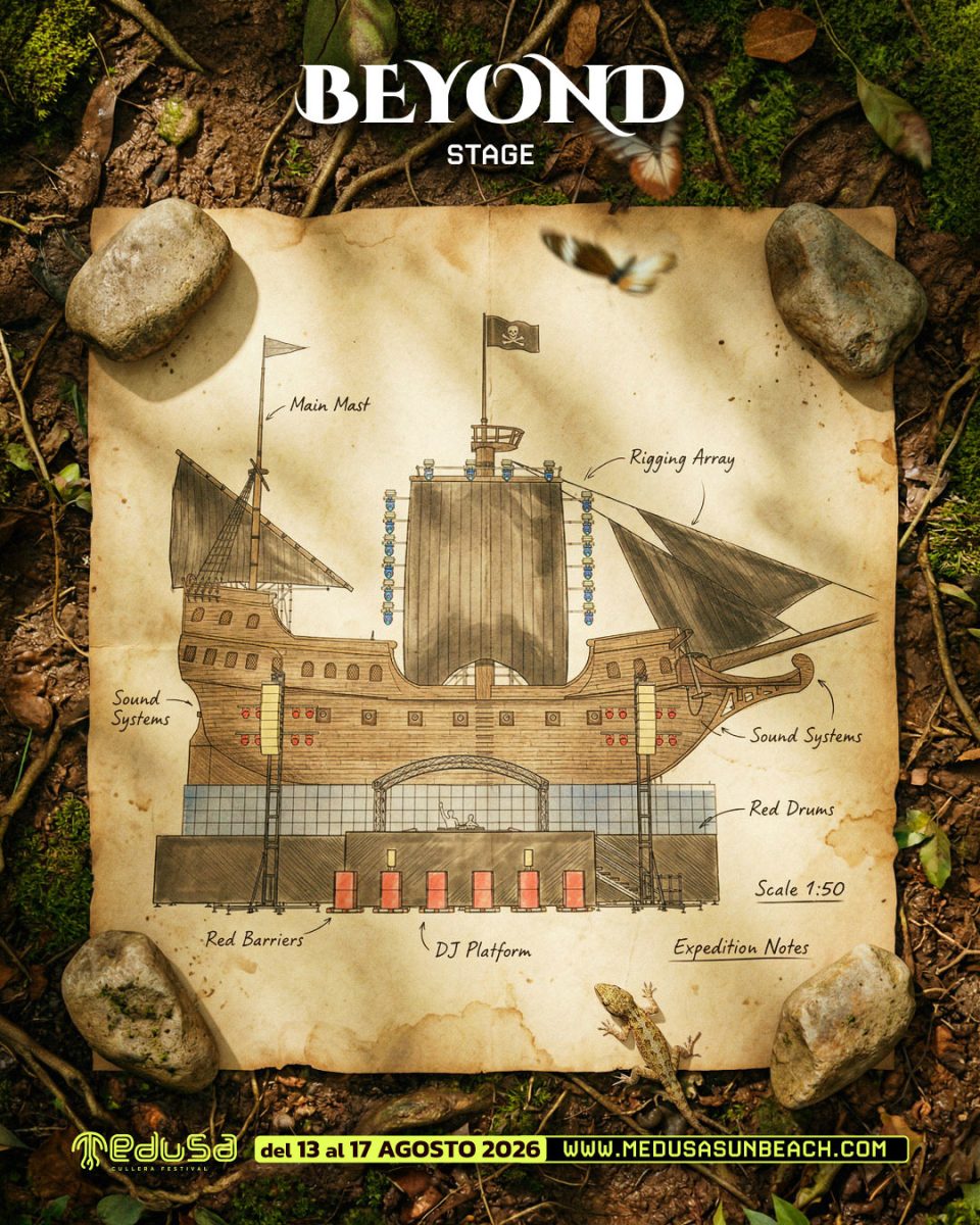 Diseño artístico del Beyond Stage de Medusa Festival 2026