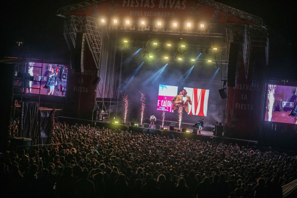 Ojete Calor en directo durante las Fiestas de Rivas 2026