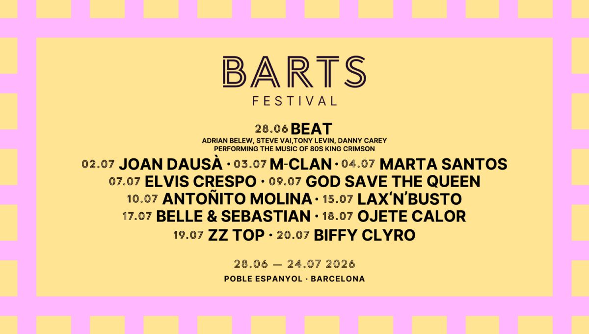 Imagen oficial de BARTS Festival 2026 en el Poble Espanyol