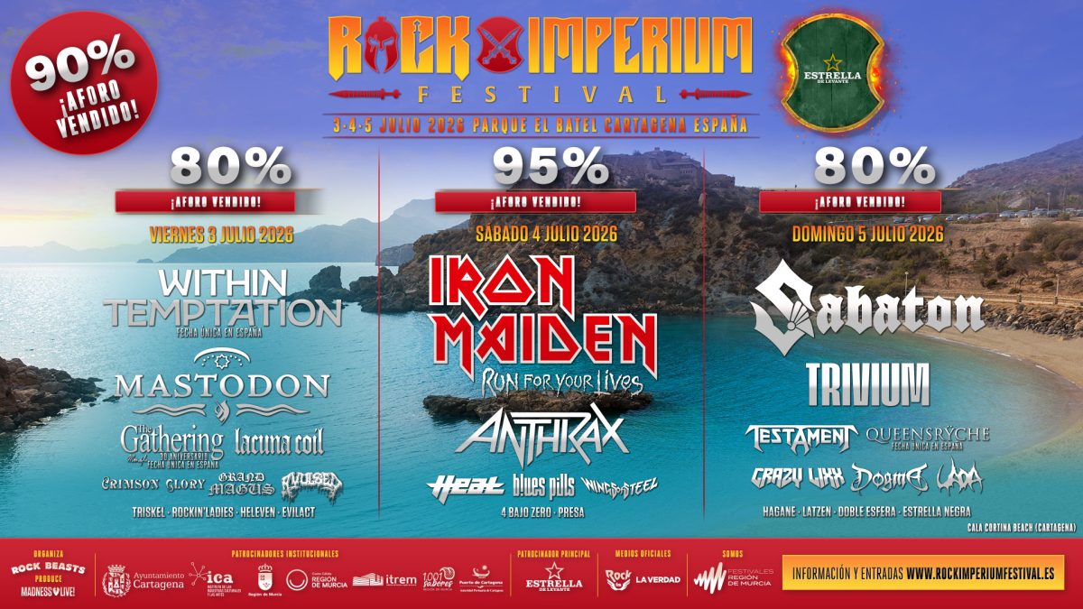 Aforos y entradas de Rock Imperium Festival 2026 en Cartagena