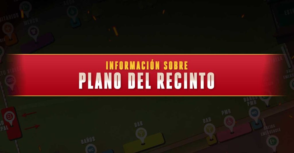 Plano oficial del recinto de Rock Imperium 2026 en Cartagena