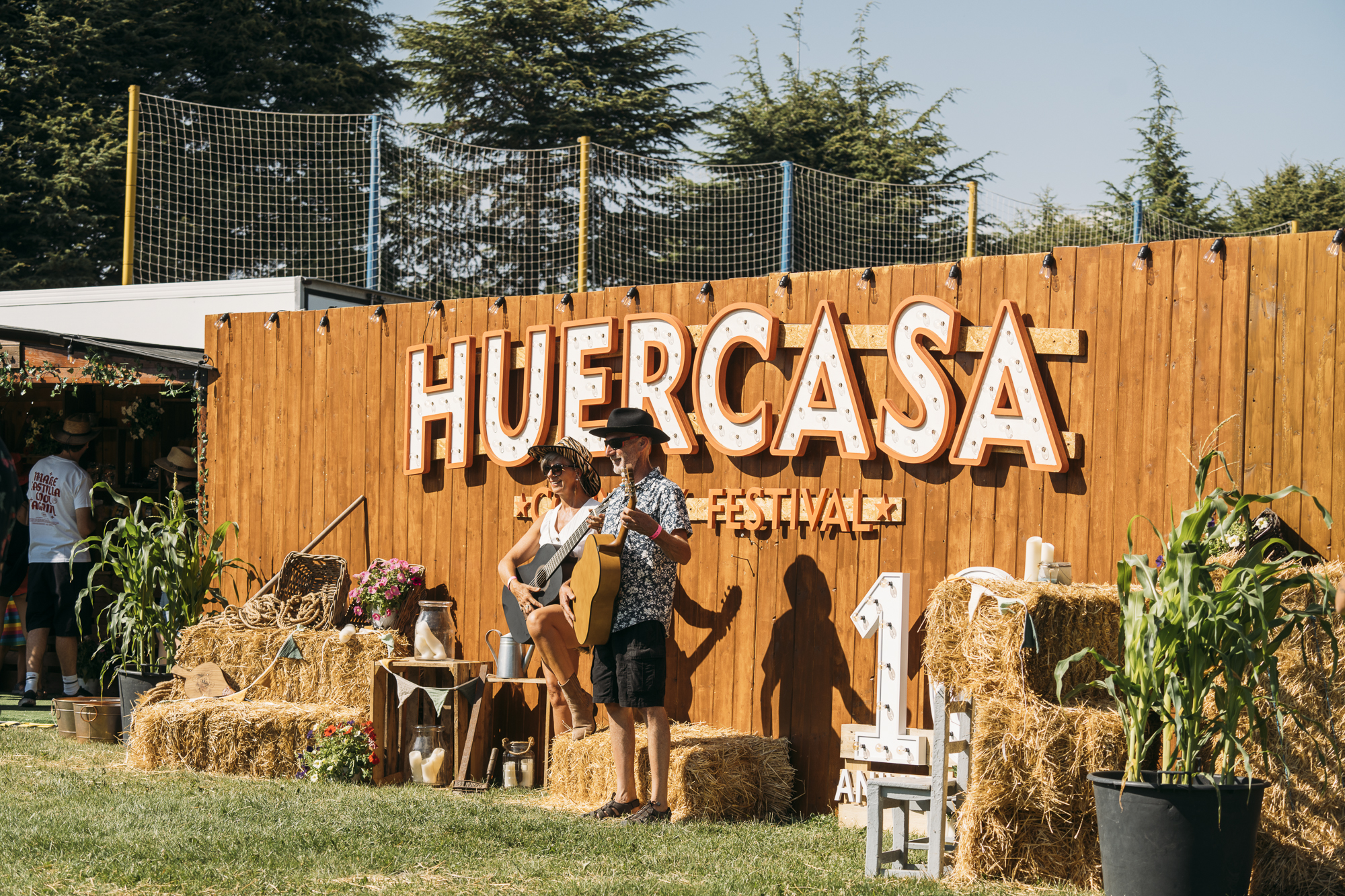 Ambiente de Huercasa Country Festival en Riaza