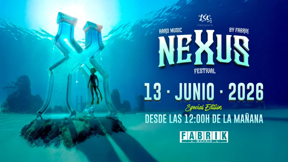 Cartel oficial de Nexus Festival 2026 en Fabrik Madrid