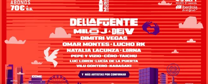 Cartel oficial de Coca-Cola Music Experience 2026 en Madrid