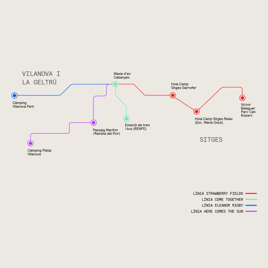 Líneas oficiales de VIDA Bus 2026