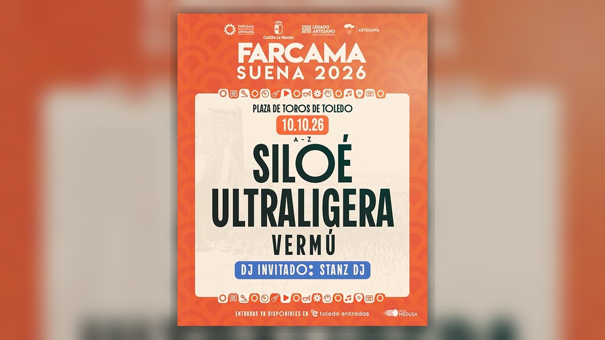Cartel de Farcama Suena 2026 con Siloé, Ultraligera y Vermú