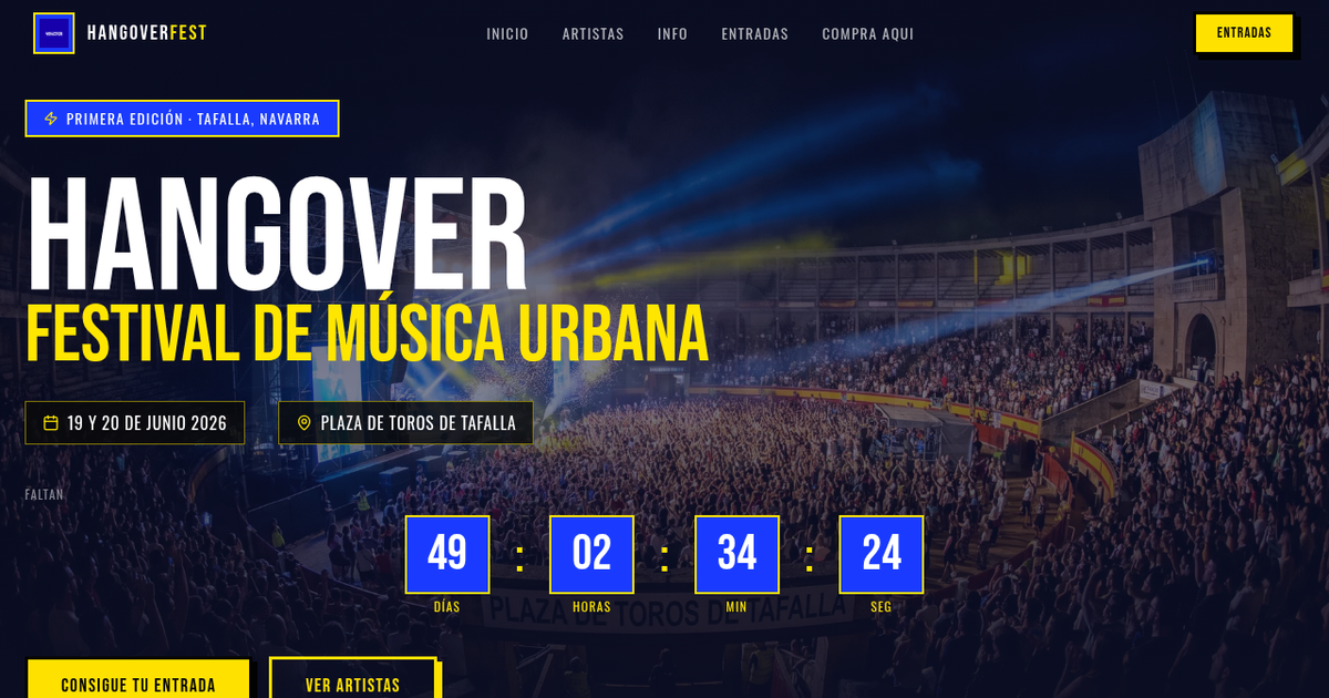 Hangover Fest 2026 en Tafalla