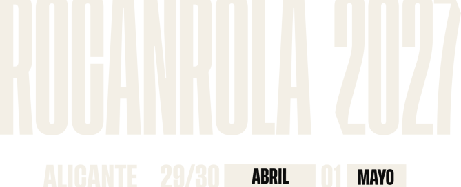 Imagen oficial de Rocanrola 2027 en Alicante