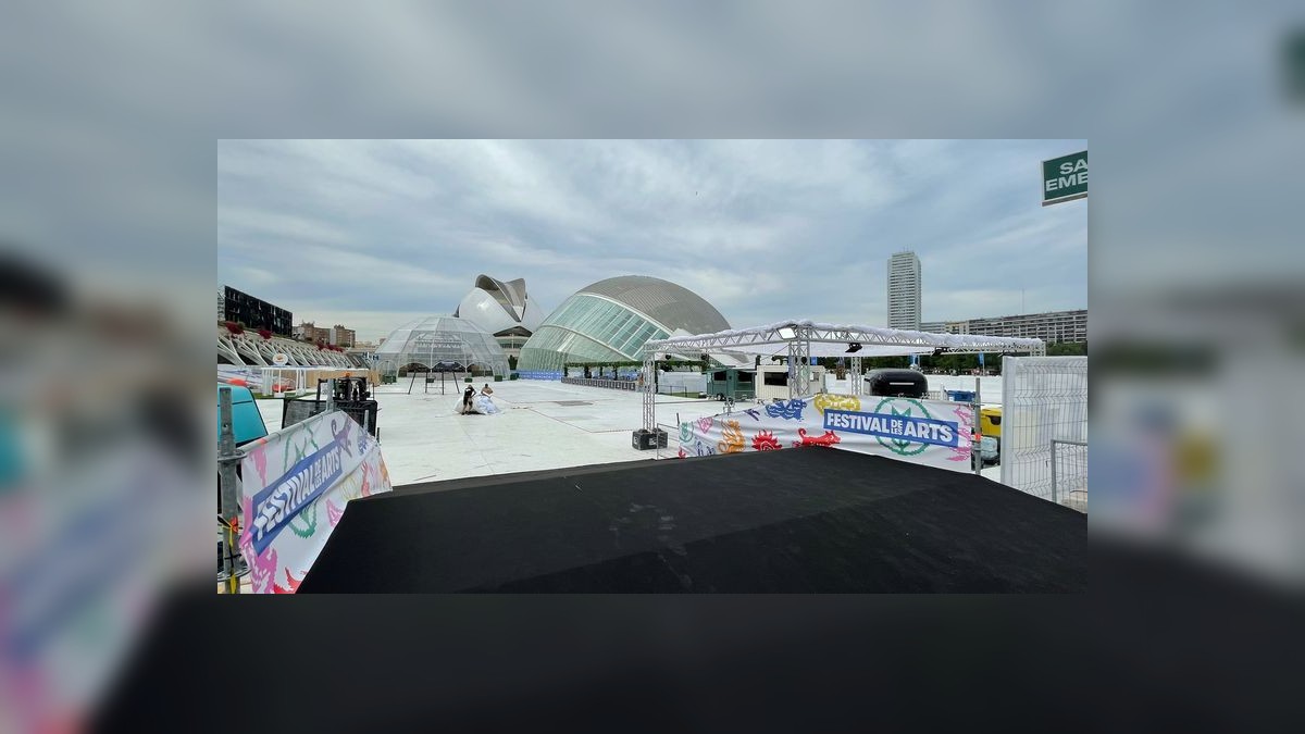 Recinto del Festival de Les Arts 2026 en València
