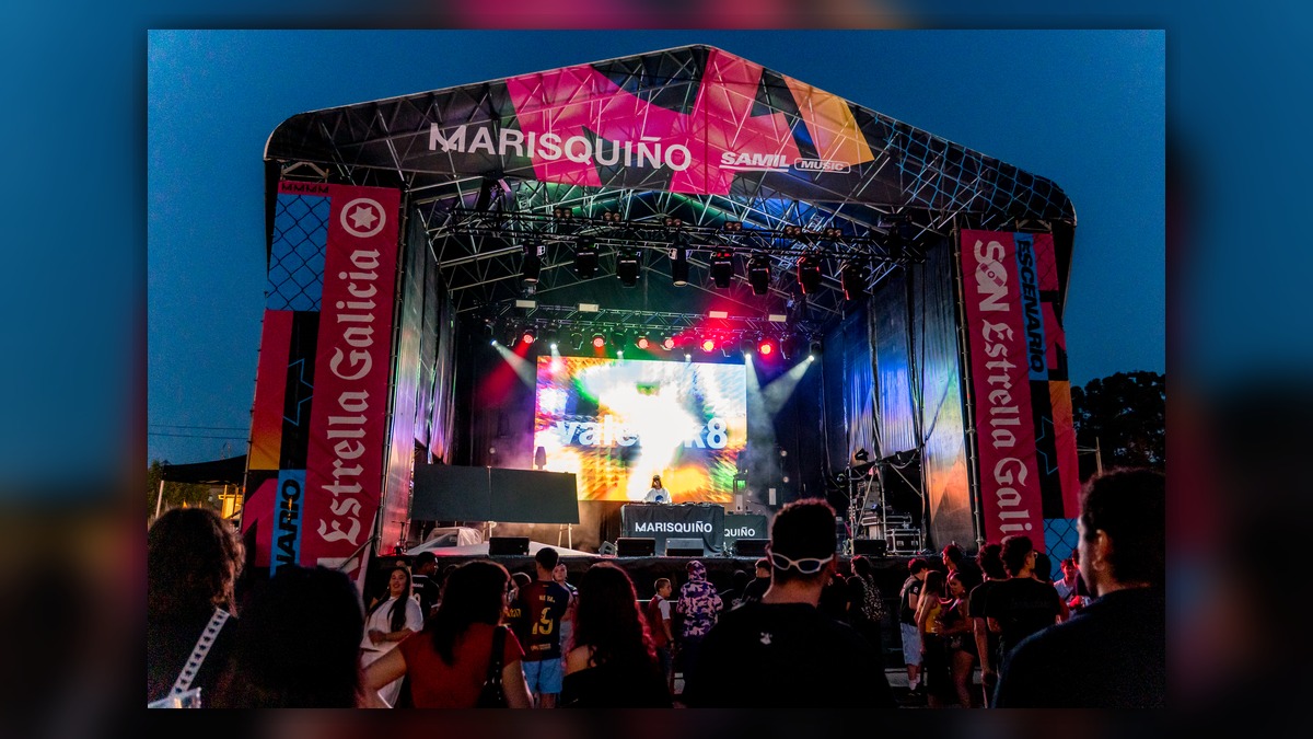 Escenario musical de Marisquiño en Samil