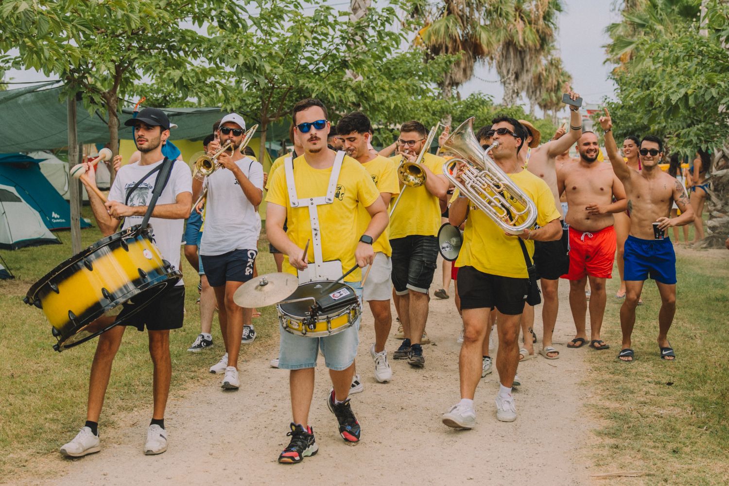 Una charanga durante Zevra 2025 en imagen oficial del festival