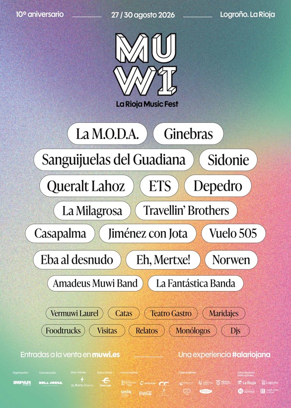 Cartel de MUWI La Rioja Music Fest 2026