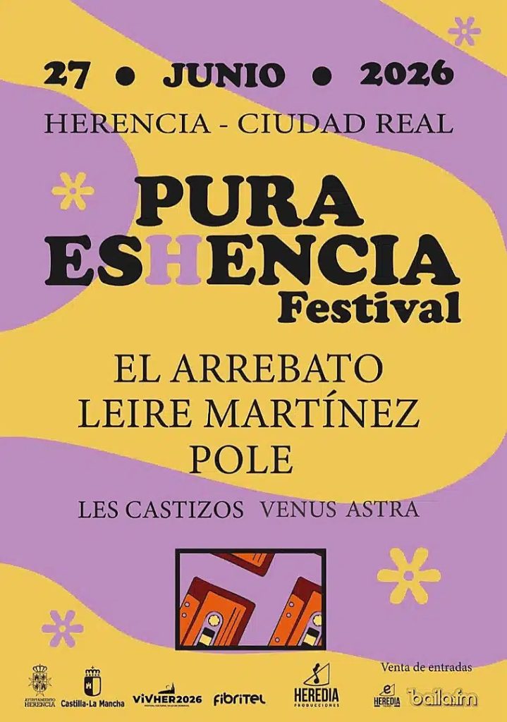 Cartel de Pura Eshencia Festival 2026 con artistas anunciados