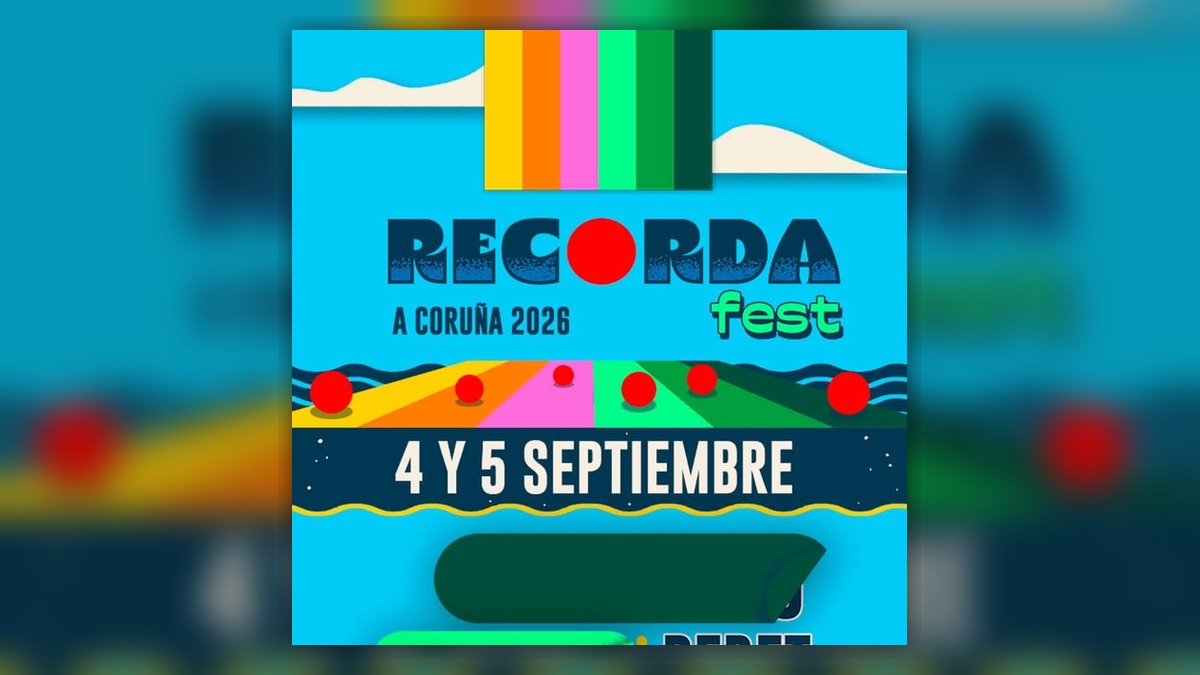 Cartel visual de Recorda Fest 2026 en A Coruna