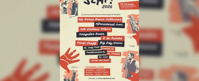 Cartel oficial de SLAP Festival 2026 en Zaragoza